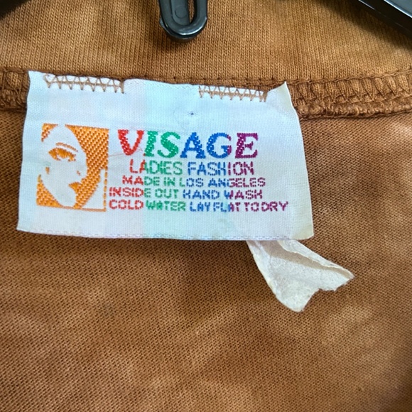 Visage Ladies Fashion  Dye Brown Cotton,Beaded and Fringed at top, with Pants - Picture 10 of 16